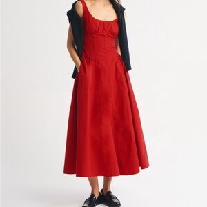 Abercrombie Dylan Bra-free midi dress NWT size small